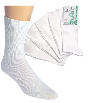 Preview: 10 Paar TippTexx 24 Arztsocken Schwesternsocken hygienisch, kochfest & handgekettelt