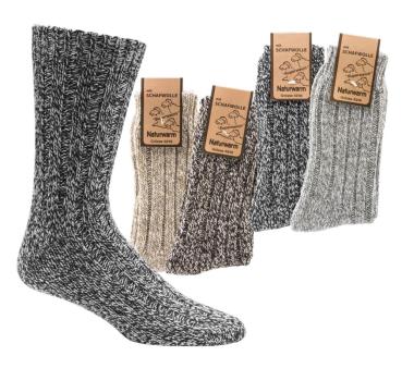 2 Paar TippTexx 24 superweiche Norwegersocken, vorgewaschen, Premium Qualität