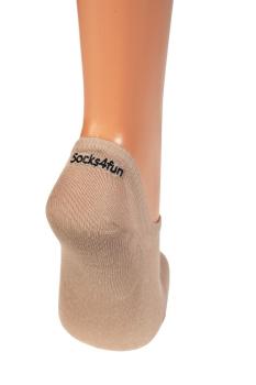 6 Paar TippTexx 24 Baumwoll-Füsslinge mit Silikon Pad Unisex