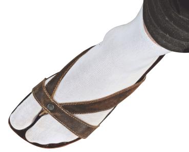 Preview: 3 Paar TippTexx 24 Bambus Tabi Socken, Socken für Zehentrenner