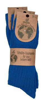 6 Paar TippTexx 24 Wellness Socken mit 100% reiner Bio-Baumwolle