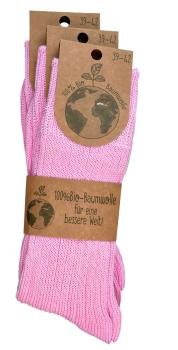 6 Paar TippTexx 24 Wellness Socken mit 100% reiner Bio-Baumwolle