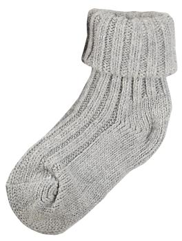 2 Paar TippTexx 24 Umschlag-Socken Wollsocken mit Alpaka