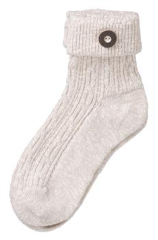 2 Paar TippTexx 24 Trachtensocken im Landhaus-Stil mit Trachtenknopf