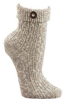 Preview: 2 Paar TippTexx 24 Trachtensocken im Landhaus-Stil mit Trachtenknopf