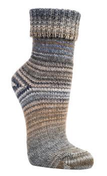 Preview: 2 Paar TippTexx 24 Wollsocken im Skandinavien-Style mit Umschlag
