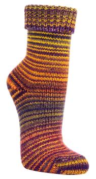 2 Paar TippTexx 24 Wollsocken im Skandinavien-Style mit Umschlag