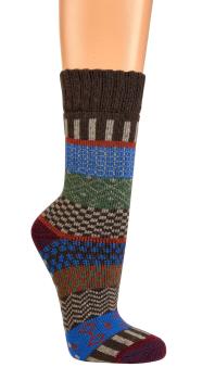 2 Paar TippTexx 24 ABS Hygge Socken mit Wolle