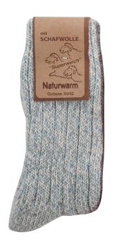 3 Paar TippTexx 24 Damen Norwegersocken in schönen Pastellfarben