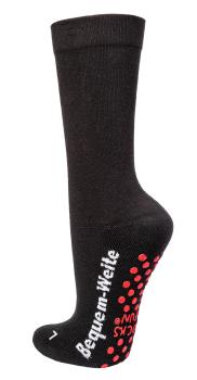 Preview: 2 Paar TippTexx 24 extra-Breite ABS-Socken mit Polstersohle