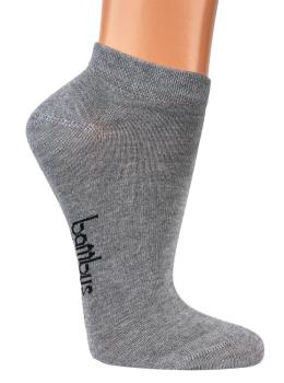Preview: 6 Paar TippTexx 24 Bambus Sneakersocken in Melange-Farben