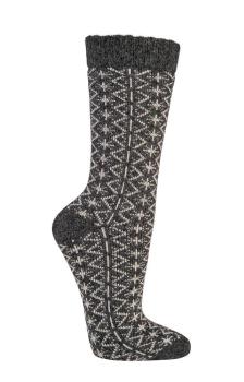 Preview: 2 Paar TippTexx 24 Folklore Trend-Socken mit Merino- & Alpakawolle