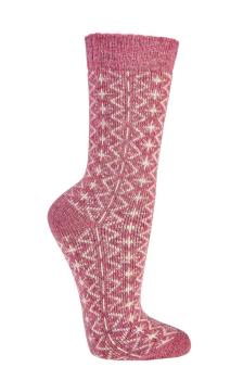 Preview: 2 Paar TippTexx 24 Folklore Trend-Socken mit Merino- & Alpakawolle