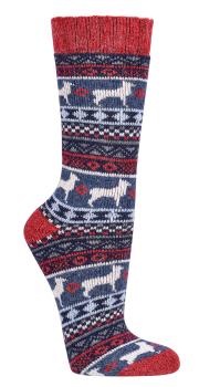 Preview: 2 Paar TippTexx 24 Hygge Norweger-Socken "Peru" mit Merino- & Alpakawolle