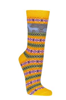 Preview: 2 Paar TippTexx 24 Hygge Socken mit Wolle Unisex