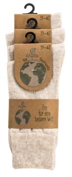 6 Paar TippTexx 24 Wellness-Socken mit Bio-Baumwolle
