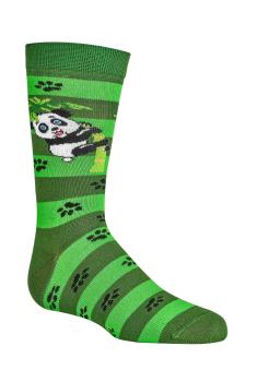 Preview: 6 Paar TippTexx 24 Bambus Kinder Socken Panda