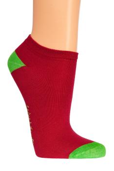 6 Paar TippTexx 24 Kinder Sneakersocken, Gute Laune Farben
