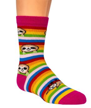 Preview: 6 Paar TippTexx 24 Kinder Socken Faultier