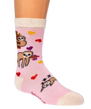 Preview: 6 Paar TippTexx 24 Kinder Socken Faultier