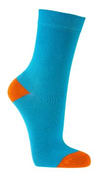 6 Paar TippTexx 24 Kinder Socken, handgekettelt, Gute Laune Farben