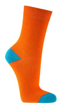 Preview: 6 Paar TippTexx 24 Kinder Socken, handgekettelt, Gute Laune Farben