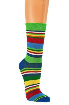 6 Paar TippTexx 24 THERMO Kindersocken Gute Laune Ringel