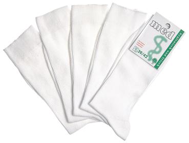 Preview: 10 Paar TippTexx 24 Arztsocken Schwesternsocken hygienisch, kochfest & handgekettelt