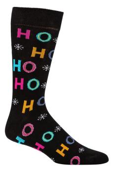 Preview: 2 Paar TippTexx 24 festliche Weihnachts-Socken "Ho Ho Ho"