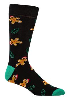 Preview: 2 Paar TippTexx 24 festliche Weihnachts-Socken "Ho Ho Ho"