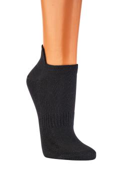 3 Paar TippTexx 24 Sneakersocken mit Smiley Fersen-Stick