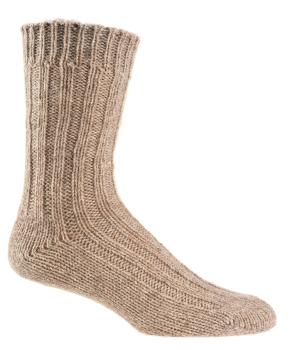 Preview: 2 Paar TippTexx 24 100% Wollsocken mit Alpakawolle NATUR PUR