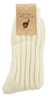 2 Paar TippTexx 24 superweiche Wollsocken mit Alpaka für Damen & Herren