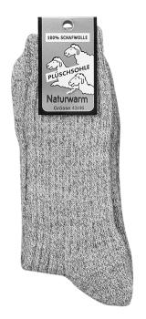 Preview: 3 Paar TippTexx 24 Wollsocken 100% Wolle ohne Gummidruck