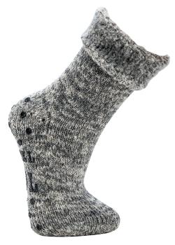 Preview: 2 Paar TippTexx 24 THERMO-Wollsocken mit ABS Stopper & Innenfrottee