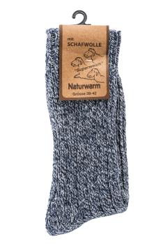 3 Paar TippTexx 24 superweiche Norwegersocken, farbig sortiert