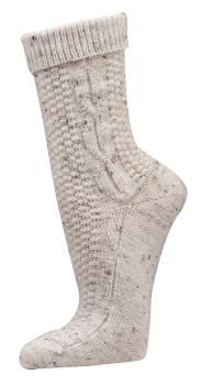 Preview: 2 Paar TippTexx 24 Trachtensocken "Tweedgarn" mit extralangem Schaft