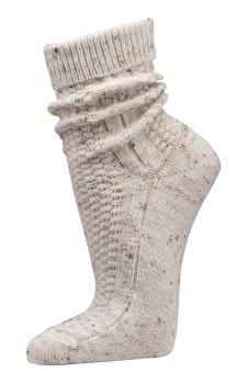 2 Paar TippTexx 24 Trachtensocken "Tweedgarn" mit extralangem Schaft