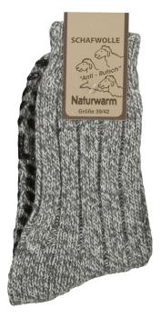 2 Paar TippTexx 24 superwarme ABS Norwegersocken Stopper-Socken