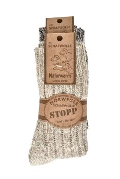 2 Paar TippTexx 24 superwarme ABS Norwegersocken Stopper-Socken