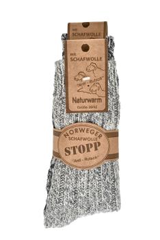 2 Paar TippTexx 24 superwarme ABS Norwegersocken Stopper-Socken