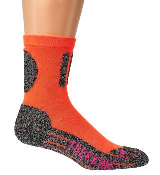 Preview: 2 Paar TippTexx 24 COOLMAX Sport Trekkingsocken in Neon-Farben