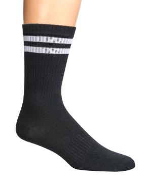 Preview: 4 Paar TippTexx 24 Bambus Crew Socks in Trend Farben