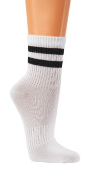 4 Paar TippTexx 24 Kurzschaft Bambus Crew Socks in Trend Farben