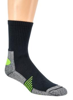 Preview: 2 Paar TippTexx 24 Bambus Funktions-Sportsocken mit Neon-Highlights