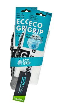 2 Paar TippTexx 24 COOLMAX Eco Grip Sport Funktionssocken mit ABS-Druck