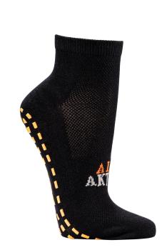 Preview: 2 Paar TippTexx 24 Sport Sneakersocken Jump Socks mit extrastarkem ABS-Druck