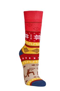 Preview: 2 Paar TippTexx 24 kuschelig-warme Hygge-Socken mit Baumwolle