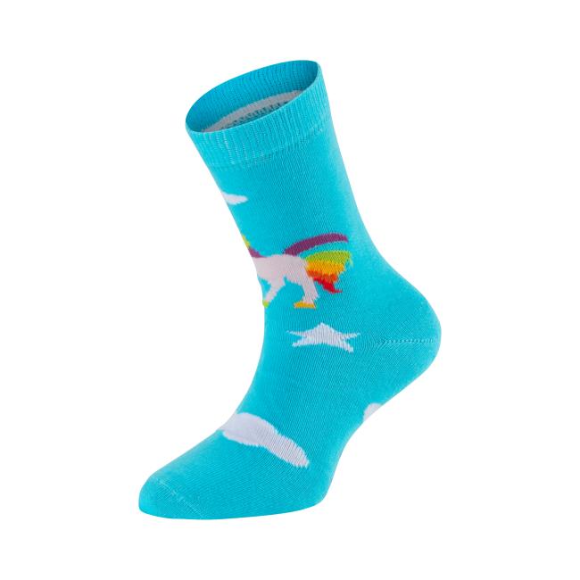 6 Paar TippTexx 24 Kinder Socken Einhorn