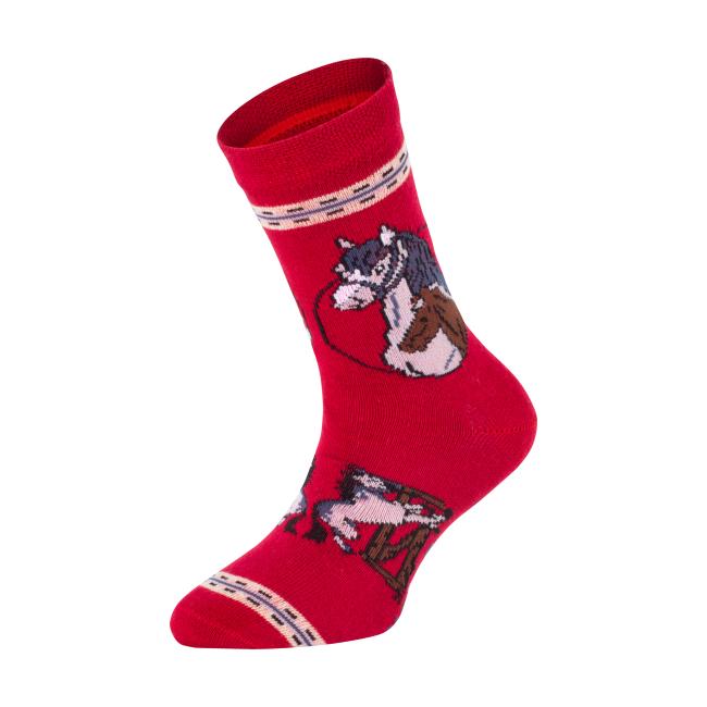 6 Paar TippTexx 24 Kinder Socken Pferde